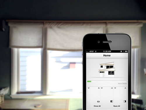 Управление атоматизироваными окнами со смартфона